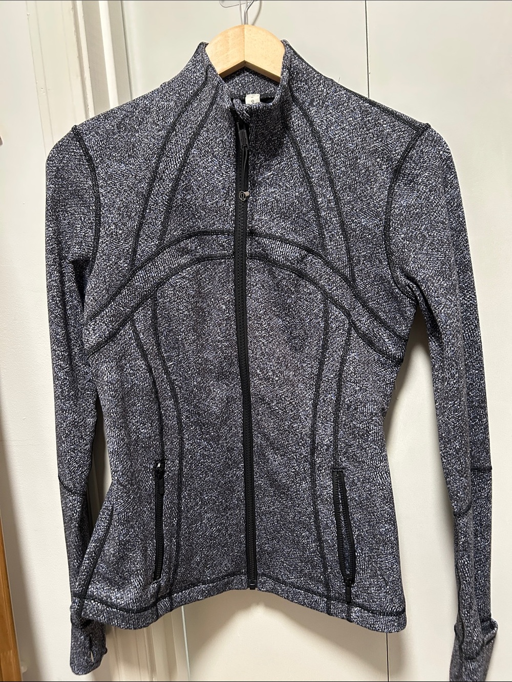 lululemon athletica Heathered Charcoal Full-Zip Define jacket